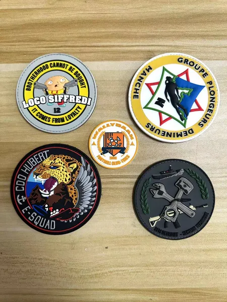 Round PVC emblem collection