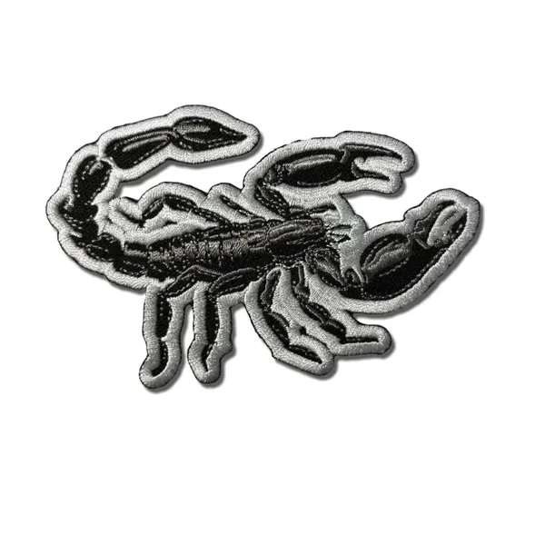 Scorpion embroidered patch