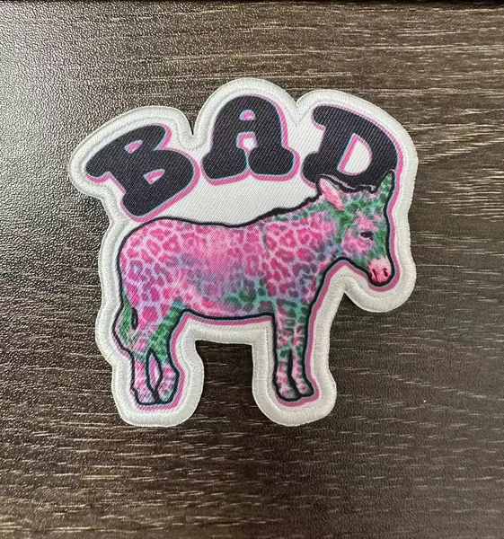 Printed animal design patch