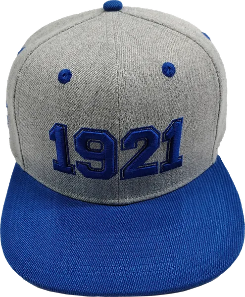 Raised number embroidery on a cap